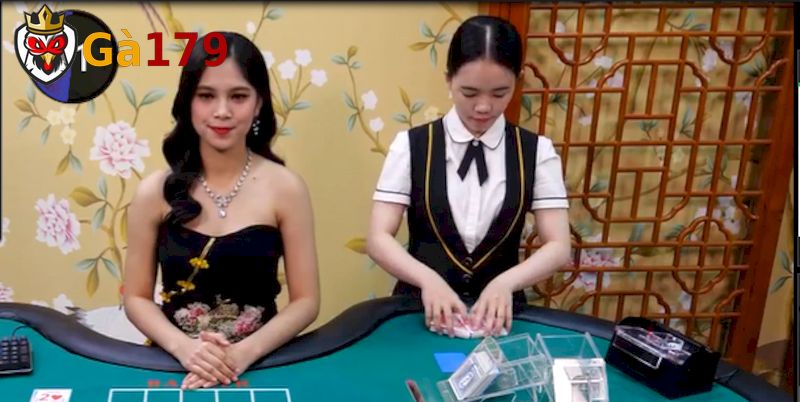Dealer xinh xắn chuyên nghiệp trong từng thao tác